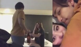 Pinay nalasing sa 1 bote ng san mig kinantot